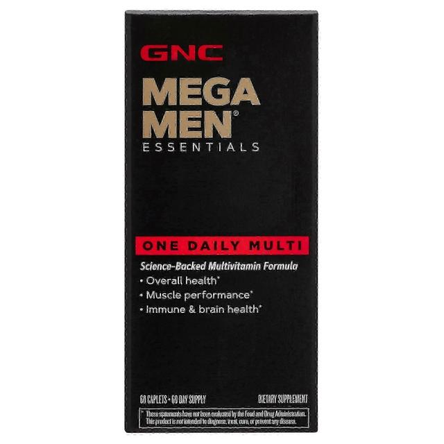 Gnc mega men one daily multivitamin tablets, 60 ea on Productcaster.