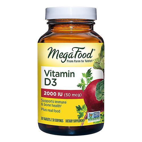 MegaFood Vitamin D3,2000 IE,30 Tabletten (Packung mit 1) on Productcaster.