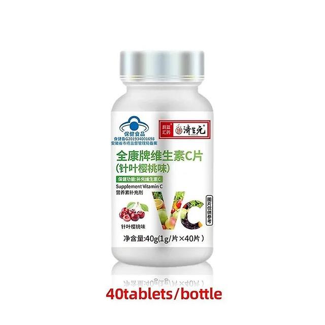 Tib Vitamin C Supplements Tablets For 7 To 17 Years Old And Aldult Vitamins Ascorbic Acid Acerola Cherry Flavor Cfda Approve 1Bottle 40Tablets on Productcaster.