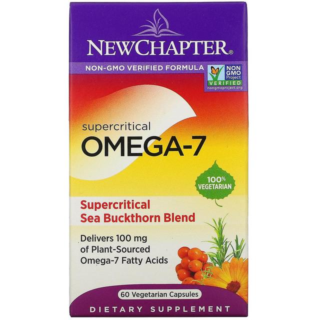 New Chapter, Supercritical Omega-7, 60 Vegetarian Capsules on Productcaster.