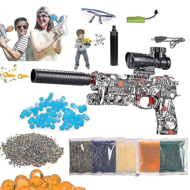 Handi Electric Gel Ball Blaster - Splatter Ball Blaster With 50000 Gel Balls_l24 on Productcaster.