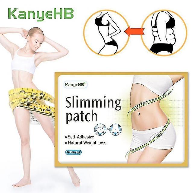 30/10pcs Slimming Patch Body Fat Burning Stickers Body Belly Detox Lose Weight Modification hg.13 10pcs yellow on Productcaster.