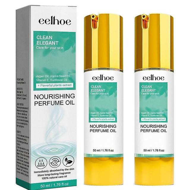 Clean Elegance Parfyme Oil Women Fresh &; Clean Nourishing Oil For Women, Clean Fragrance Parfyme Olje Lengre Lasting Fragrance 2pcs on Productcaster.