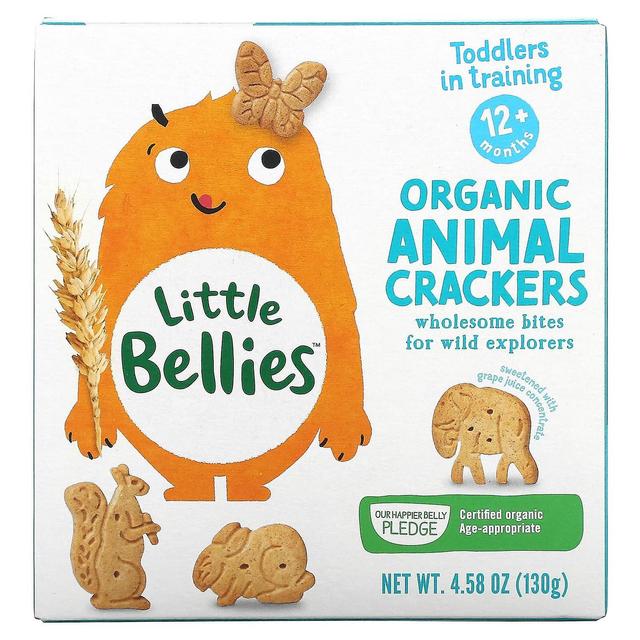 Little Bellies, Organic Animal Crackers, 12+ Months, 4.58 oz (130 g) on Productcaster.