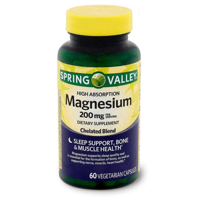 Spring Valley Magnesium Mineral Supplements, unfloavored, 60 ea on Productcaster.