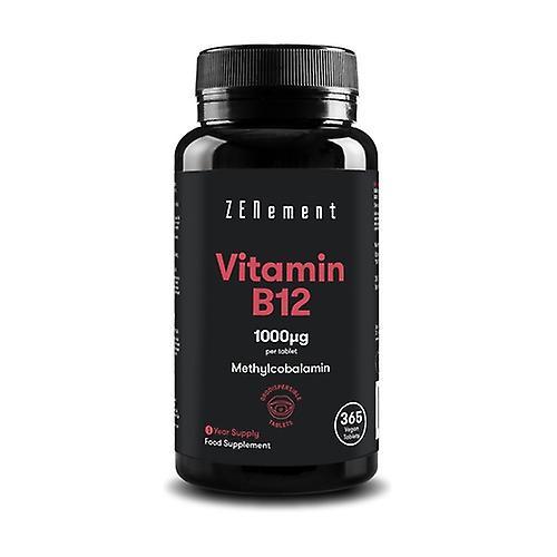 Zenement Vitamin B12 Methylcobalamin 1000 μg 365 Sublingual pills on Productcaster.