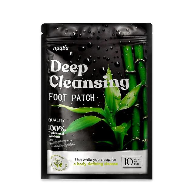 Detox Foot Pad Bambu vinäger Naturliga växtbaserade toxiner Rengöring Självhäftande Patch on Productcaster.