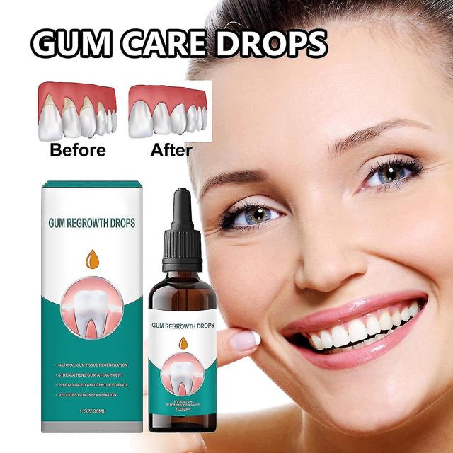 Gum Regrowth Drops, Gum Relief Drops, Gum Regrowth Drops, Gum Treatment For Receding Gums, Oil Pulling For Teeth And Gums Rejuvenate Your Gums 1pcs on Productcaster.