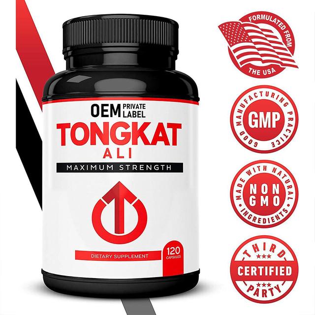 Tongkat Ali 60 Capsules, Extra Strength Formula 1200mg per Serving - Strength, Drive, Performance & Muscle Mass 3pcs on Productcaster.