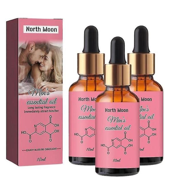 3pcs Pheromon für Mann ziehen Frauen an Androstenon Pheromon flirten sexy Parfüm sexuell stimulierendes ätherisches Öl Erwachsene Parfüm Rosa on Productcaster.