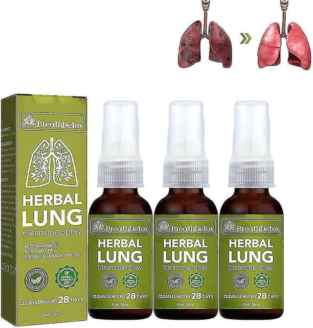 Natural Herbal Lung Cleansing Spray, Respiratory Detoxification Herbal Lung Cleansing Spray, Natural Herbal Lung Essence, Cleansing Respiratory Tra... on Productcaster.