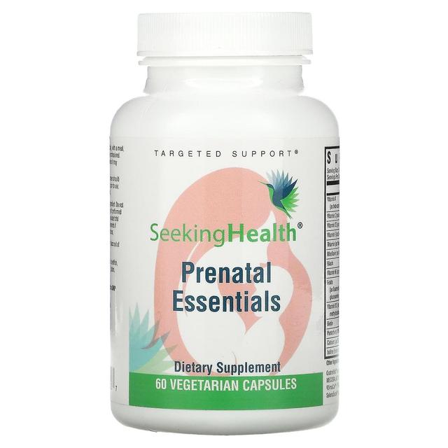 Seeking Health, Prenatal Essentials, 60 Vegetarian Capsules on Productcaster.