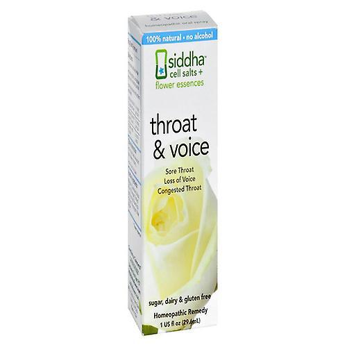 Sidda Flower Essences Cells Salts + Flower Essences - Throat & Voice, 1 Oz (Pack of 1) on Productcaster.