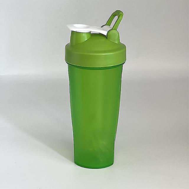 600ml Protein Shaker Bottle Protein Powder Shake Cup For Gym Ffitness Shaker Green on Productcaster.