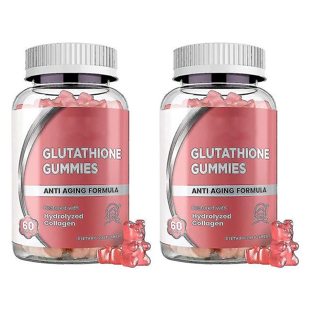 Natural L-glutathione Skin Lightening Glutathione Reduced Whitening Skin Collagen Gummies 2pcs on Productcaster.