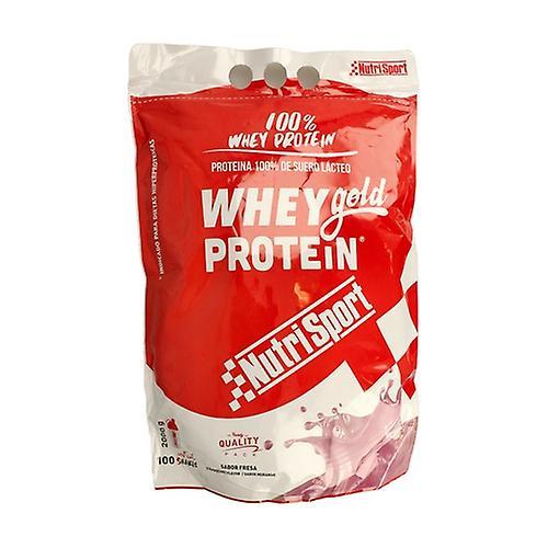 Nutrisport Whey Gold Protein Strawberry 2 kg on Productcaster.