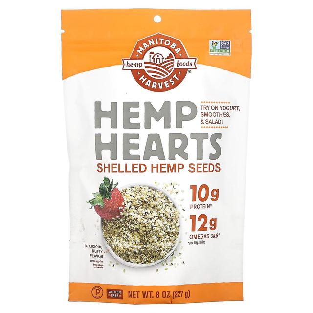 Manitoba Harvest, Hemp Hearts, Shelled Hemp Seeds, Delicious Nutty Flavor, 8 oz (227 g) on Productcaster.