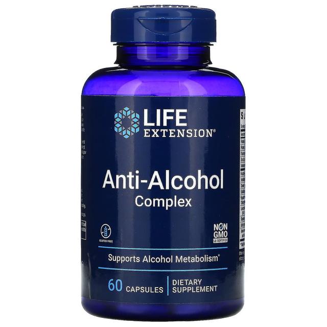 Life Extension, Anti-Alcohol Complex, 60 Capsules on Productcaster.