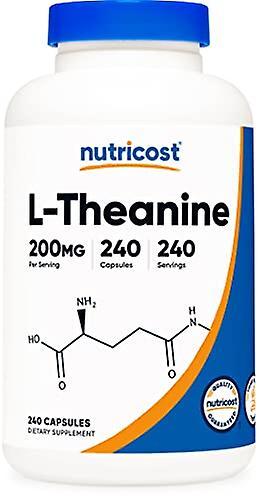 Nutricost l-theanine 200mg 240 capsules dubbele sterkte on Productcaster.