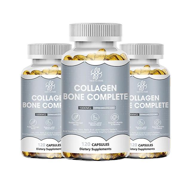 Collagen Capsules Support Bone Growth, Calcium Absorption, Joint Health, Relieve Joint Pain, And Increase Bone Densityhuamade Huamade 3 x 120pcs on Productcaster.