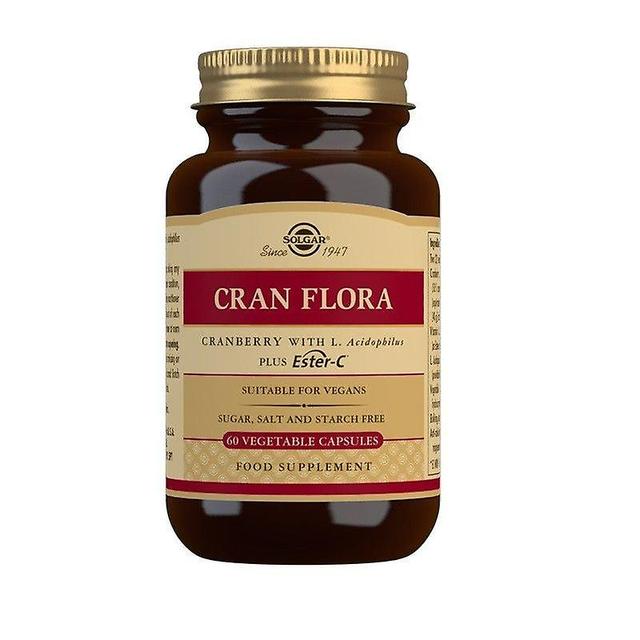 Solgar Cran Flora with Probiotics plus Ester-C tablets 60 (12536480) on Productcaster.