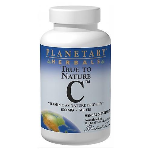 Planetary Herbals Planetaire kruiden Natuurgetrouw C, 500mg, 60 tabbladen (Pak van 1) on Productcaster.