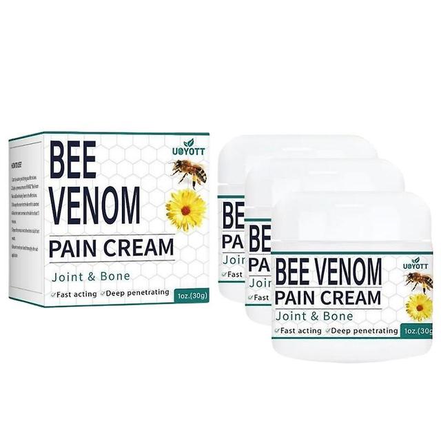 3Pcs Bee Venom Pain Cream for Joint Bone Healing Arthritis Pain Relief Care Cream on Productcaster.