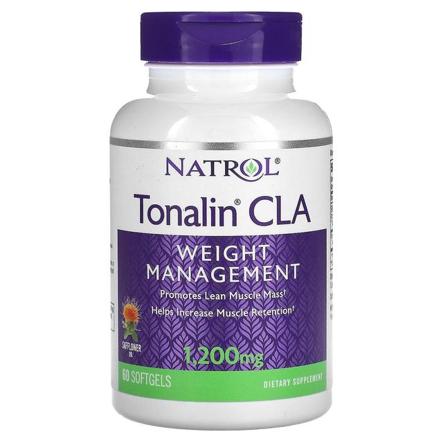 Natrol, Tonalin CLA, 1,200 mg, 60 Softgels on Productcaster.