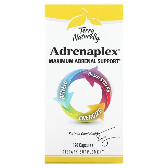 Terry Naturally Frottee natürlich, Adrenaplex, maximale Nebennierenunterstützung, 120 Kapseln on Productcaster.