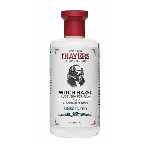 Thayers Witch Hazel Toner with Aloe Vera, Unscented 12 OZ (Pack of 1) on Productcaster.