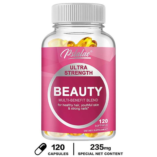 Vorallme Collagen Capsules Skincare Support, Immunity Boost Anti-aging Hair, Skin & Nails Supplement Contains Vitamins & Minerals 120 Capsules on Productcaster.