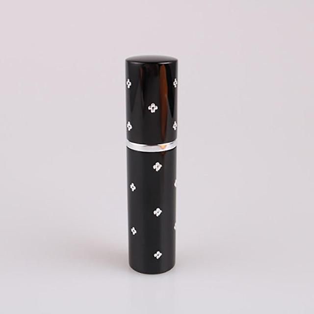 5ml Metal Aluminum Perfume Bottle Glass Liner Cosmetic Spray Bottle Pe black on Productcaster.