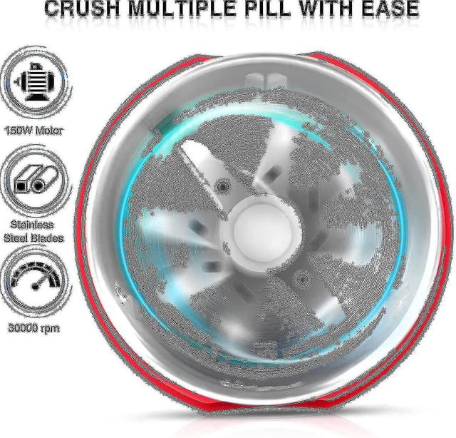 Smerigliatrice elettrica per frantoio per pillole - Macinare e polverizzare piccoli e grandi farmaci e compresse vitaminiche per polvere fine - Pol... on Productcaster.