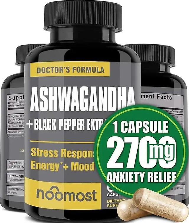 Venalisa Organic Ashwagandha Capsules Promote Anti-Stress Relief, Natural Mood Support & Focus Support, Natural Energy Supplement, Unisex 120Count-... on Productcaster.