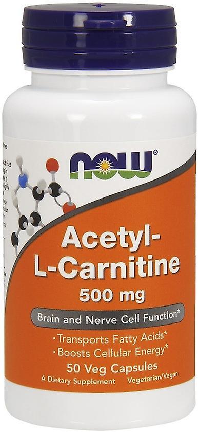 NOW Foods Nå Foods acetyl L-carnitine 500 mg Veggie kapsler 50 on Productcaster.