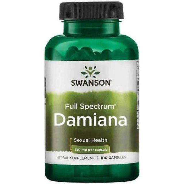 Swanson Damiana 510mg Kapseln 100 on Productcaster.