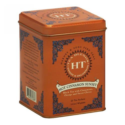 Harney & Sons Hot Cinnamon Sunset Black Tea mit Orange & Nelke, 20 Beutel (4er-Pack) (1er Pack) on Productcaster.