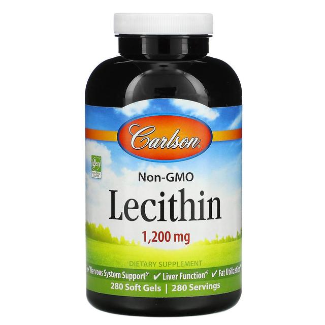 Carlson, lecitina, 1.200 mg, 280 géis moles on Productcaster.