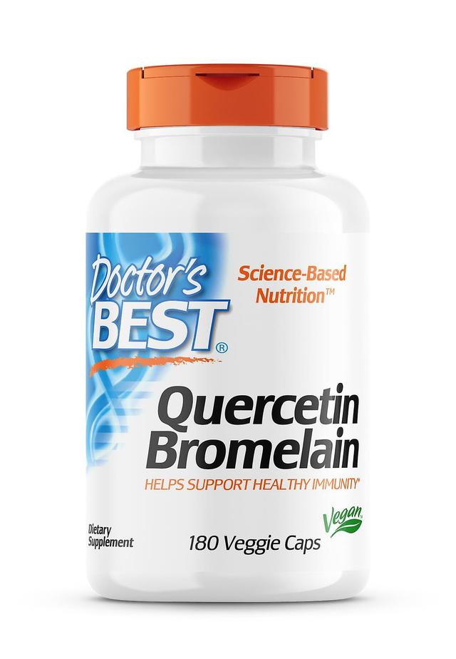 Doctor's Best Quercetin Bromelain 180 Veggie Capsules on Productcaster.