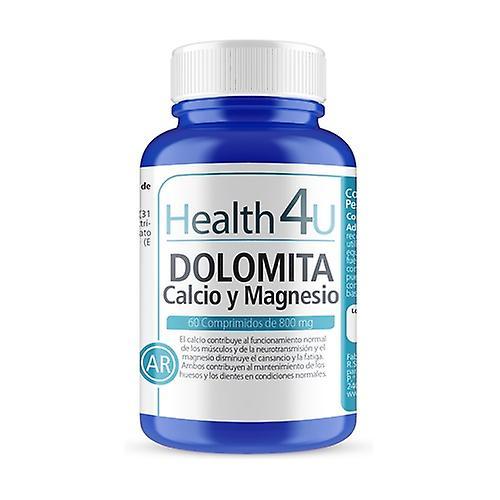 Health 4U Dolomite calcium and magnesium 60 tablets on Productcaster.