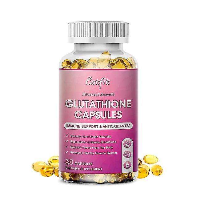 Guoguo Glutathione Whitening Capsules Antioxidant Anti-aging Immune System Health Supports Body Detoxification Beauty Health 60 pcs on Productcaster.