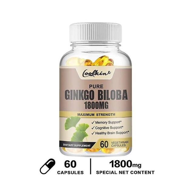 Vorallme Ginkgo Biloba Leaf Extract 1800 mg, icke-gmo 60 Kapslar on Productcaster.