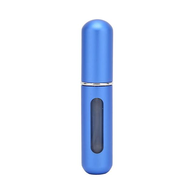 5ml Blue Refillable Perfume Atomizer - Portable and Leakproof Spray Bottle for Travel on Productcaster.