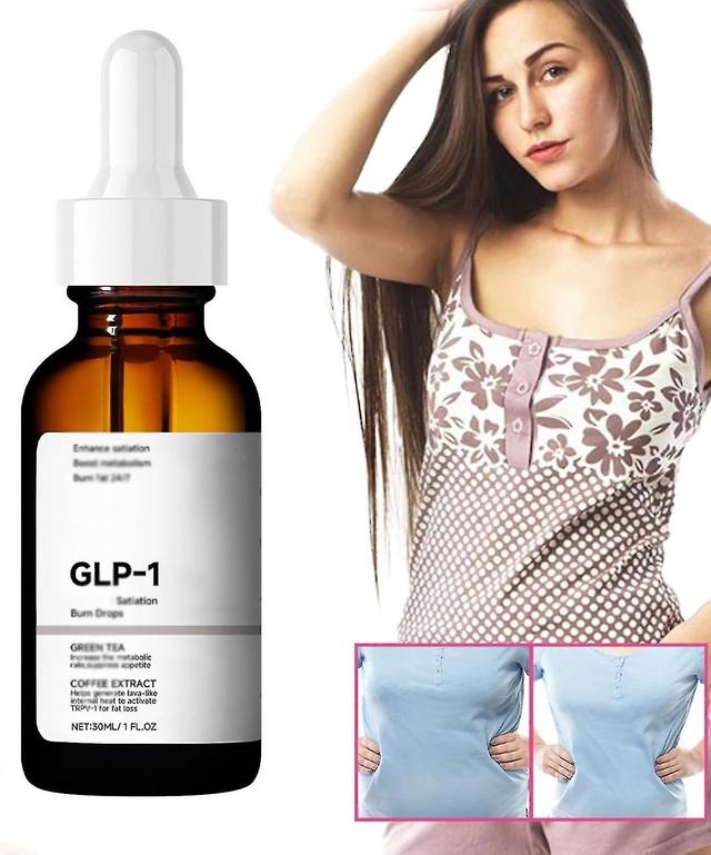 GLP-1 Sättigungs-Burning-Tropfen, ultrakonzentriertes flüssiges Nahrungsergänzungsmittel - Kohlenhydratblocker für Frauen und Männer 1pcs on Productcaster.