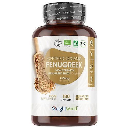 WeightWorld Bio senovka grécka 180 Kapsuly 1500mg na dojčenie, tehotenstvo a zdravie žien podľa hmotnostiWorld on Productcaster.