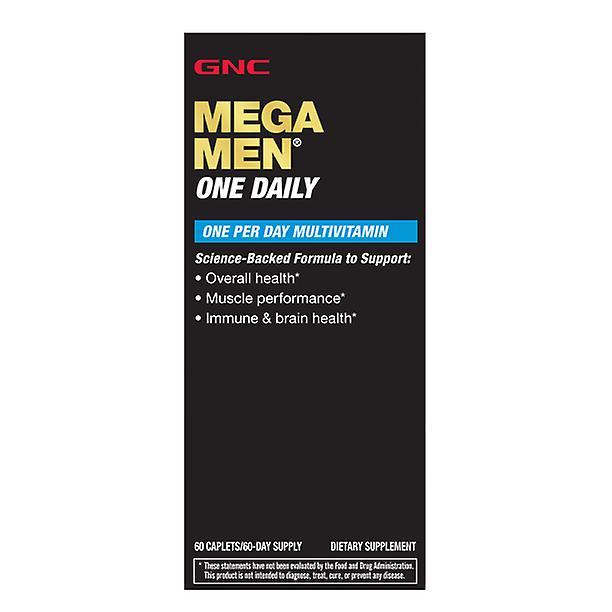 Gnc mega men um multivitamínico diário, 60 comprimidos, total multivitamínico e apoio multiminíno para homens on Productcaster.