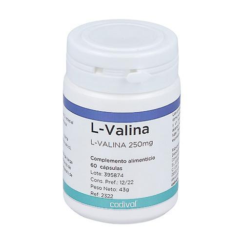 Codival L-valine 60 capsules of 250mg on Productcaster.