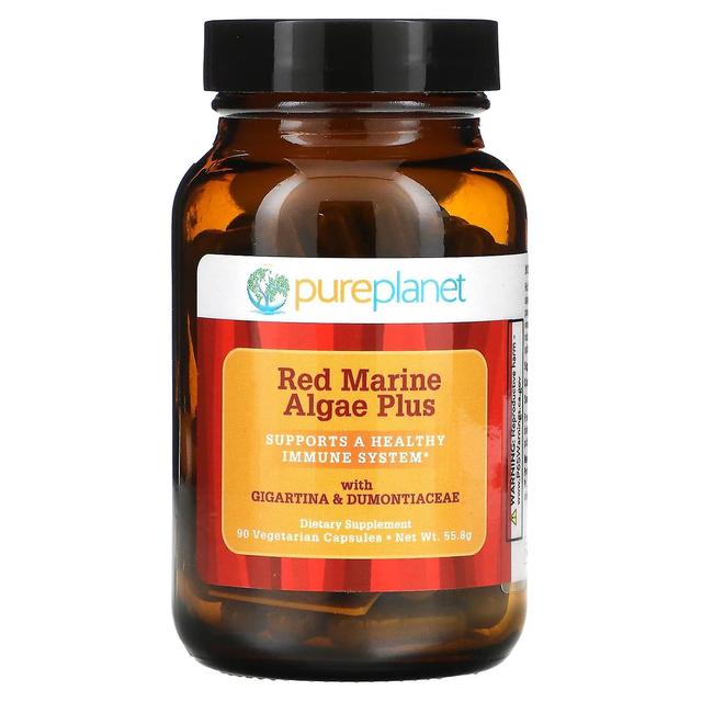 Pure Planet, Red Marine Algae Plus, 90 Vegetarian Capsules on Productcaster.