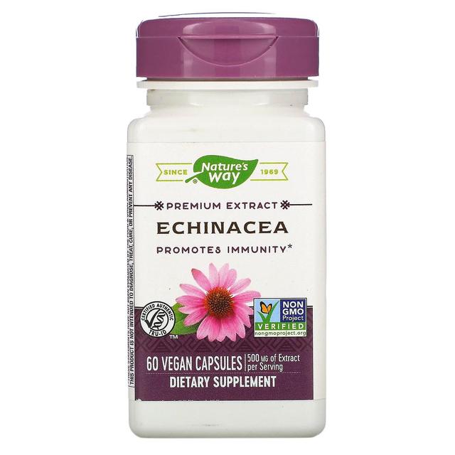 Nature's Way, Echinacea, 500 mg, 60 Vegan Capsules on Productcaster.