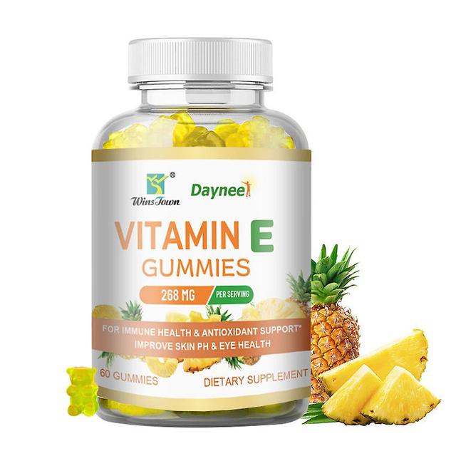 60ct Vitamin E Gummiartige Anti-Aging-Formel für die Haut reduziert Falten 1pc on Productcaster.